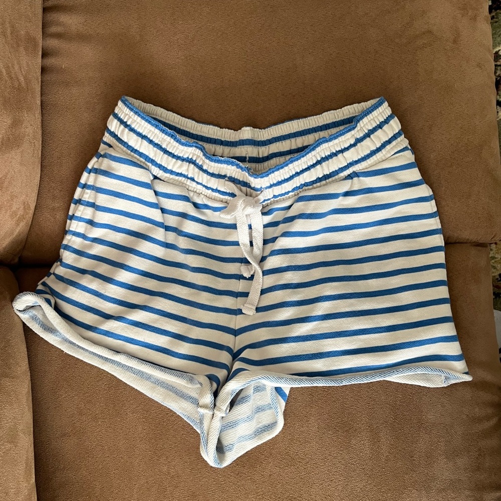 american eagle striped shorts nwot